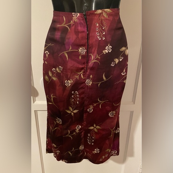 Reworked Satin Pencil Midi Skirt! 🍇 - Picture 2 of 5